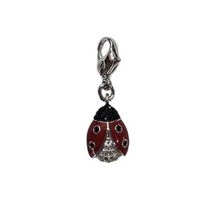 Swarovski Crystal Ladybug Dangle Charm